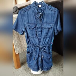 Divided by H&M chambray jacket/bouse 10